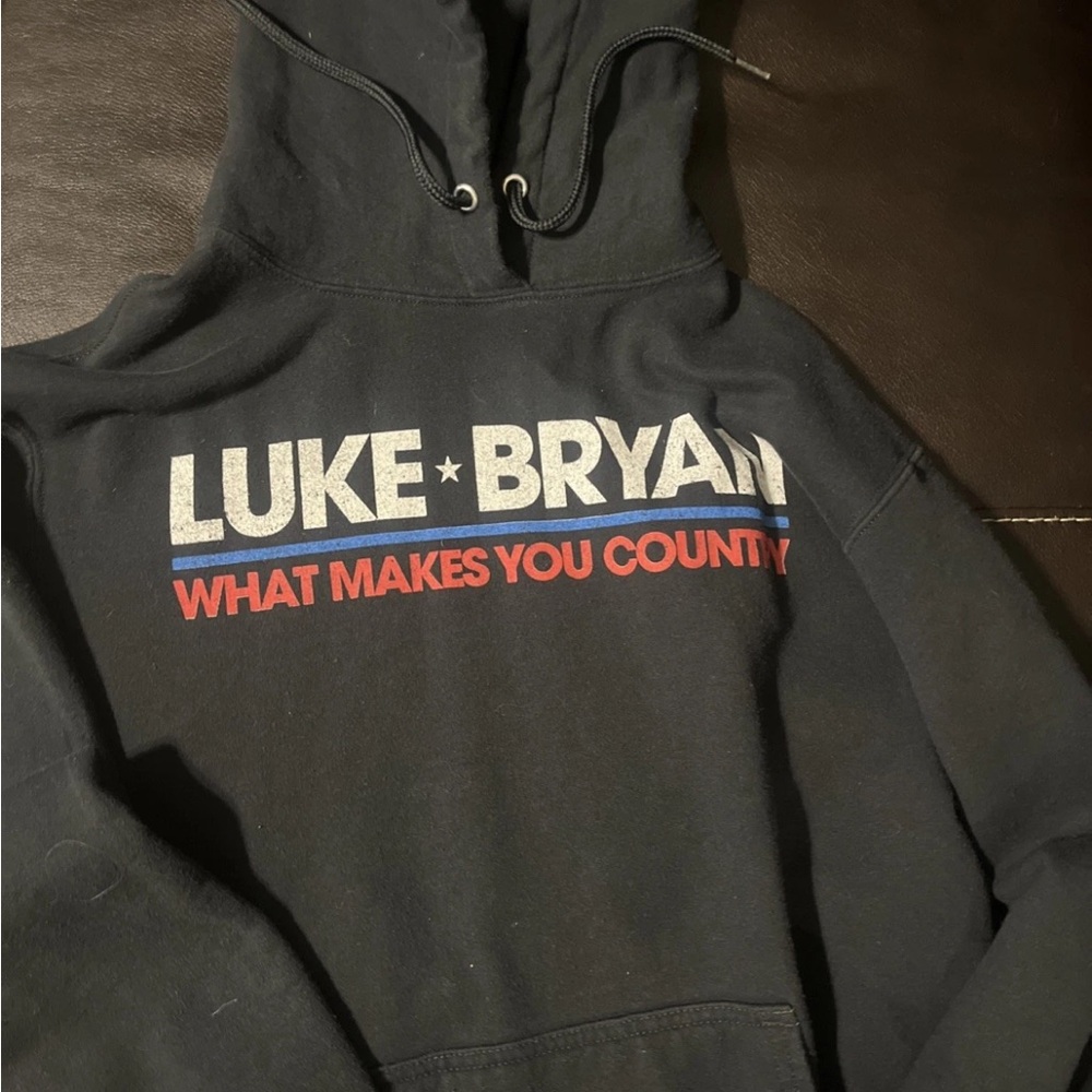 Port Authority Black Hoodie with Graphic Print